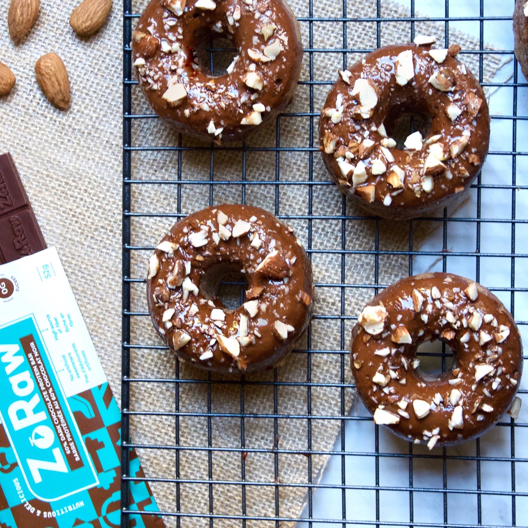 ZoRaw Keto Protein Chocolate Donuts